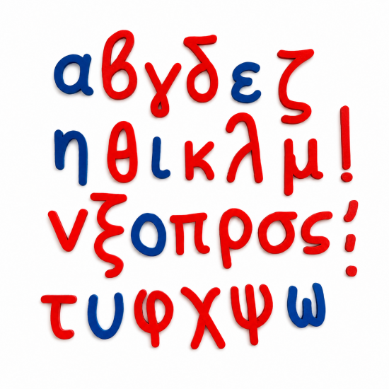 Σετ Πεζά Γράμματα | Ελληνική Αλφάβητος